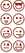 Vel Strijkletters Smiley 1 Design Basketball - afb. 2