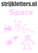 Vel Strijkletters Space Flex Baby Rose - afb. 1