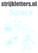 Vel Strijkletters Space Flex Baby Blauw - afb. 1