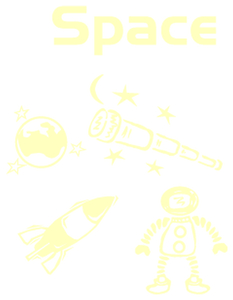 Vel Strijkletters Space Flex Pastel Geel - afb. 2