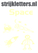 Vel Strijkletters Space Flex Pastel Geel - afb. 1