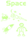 Vel Strijkletters Space Glow in the Dark - afb. 2