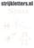 Vel Strijkletters Space Glitter Wit - afb. 1