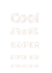 Vel Strijkletters Sterk Glitter White Glitter 444 - afb. 2