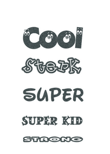 Vel Strijkletters Sterk Glitter Grey Glitter 459 - afb. 2