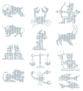 Vel Strijkletters Sterrenbeelden Design Metaalpop - afb. 2