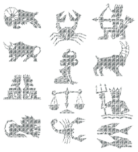 Vel Strijkletters Sterrenbeelden Design Zebra - afb. 2