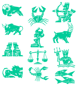 Vel Strijkletters Sterrenbeelden Flex Aquagroen - afb. 2