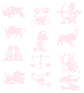 Vel Strijkletters Sterrenbeelden Flex Pastel Roze - afb. 2