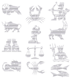 Vel Strijkletters Sterrenbeelden Glitter Rainbow White 488 - afb. 2