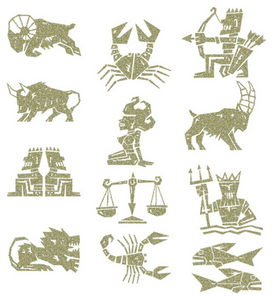 Vel Strijkletters Sterrenbeelden Glitter Champagne Glitter 490 - afb. 2