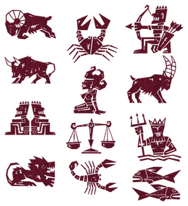 Vel Strijkletters Sterrenbeelden Glitter Burgundy  Glitter 422 - afb. 2