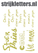 Vel Strijkletters Stoer Glitter Coronado Gold - afb. 1
