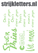 Vel Strijkletters Stoer Glitter Neon Groen Glitter - afb. 1