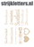 Vel Strijkletters Sweetheart Design Leger Beige - afb. 1