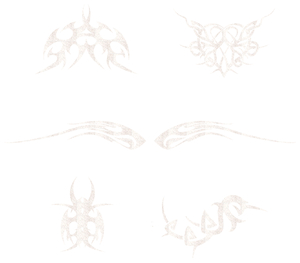 Vel Strijkletters Tattoo Glitter White Glitter 444 - afb. 2