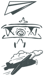 Vel Strijkletters Vliegtuigjes Glitter Grey Glitter 459 - afb. 2