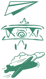 Vel Strijkletters Vliegtuigjes Glitter Emerald Glitter 427 - afb. 2