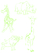 Vel Strijkletters Wilde Dieren Glow in the Dark - afb. 2