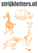 Vel Strijkletters Wilde Dieren Glow in the Dark Oranje - afb. 1