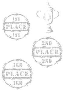 Vel Strijkletters Winnen Glitter Silver 450 - afb. 2