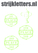 Vel Strijkletters Winnen Glow in the dark Glow in the Dark - afb. 1