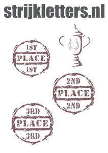 Vel Strijkletters Winnen Glitter Rose Gold Glitter 486 - afb. 1