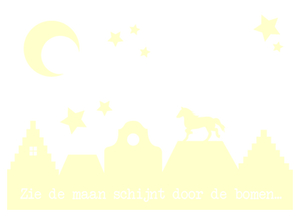Vel Strijkletters Zie de maan Flex Beige - afb. 2