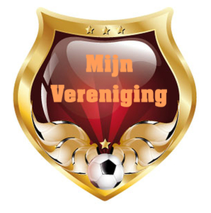 Vereniging logo Flex Pastel Oranje - afb. 1