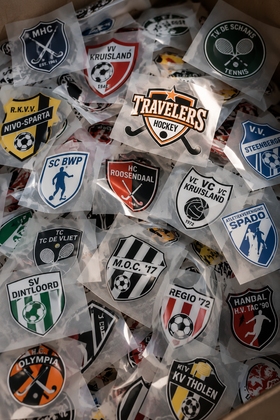 Verenigings logo Hockey Flex BORSTLOGO - afb. 1
