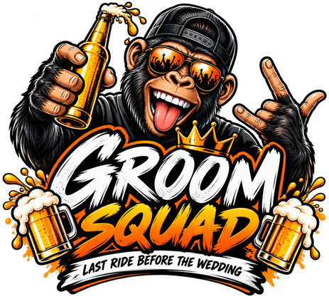 Vrijgezellen feest T-shirt strijkletters Last ride strijkletters - afb. 1