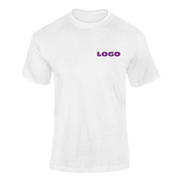 T-shirt wit incl. borst opdruk 