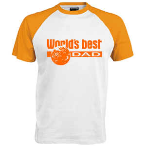 Worlds best Dad Flock Oranje - afb. 1