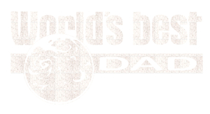 Worlds best Dad Glitter White Glitter 444 - afb. 2