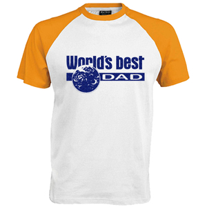 Worlds best Dad Glitter Royal Blue Glitter 489 - afb. 1