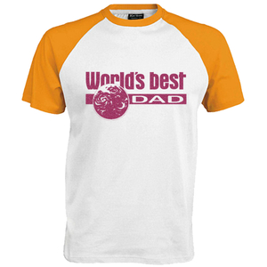 Worlds best Dad Glitter Pink Glitter 457 - afb. 1