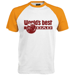 Worlds best Dad Glitter Red Glitter 456 - afb. 1
