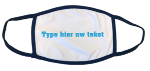 Zelf mondkapje ontwerpen Flex Hemelblauw - afb. 1