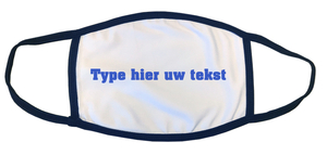 Zelf mondkapje ontwerpen Flex Oceaanblauw - afb. 1