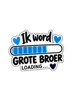Zwanger jongen strijkletters Grote broer 2_strijkeltters