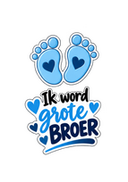 Zwanger jongen strijkletters Grote broer 4_strijkeltters