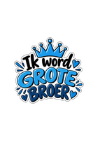Zwanger jongen strijkletters Grote broer1_strijkeltters