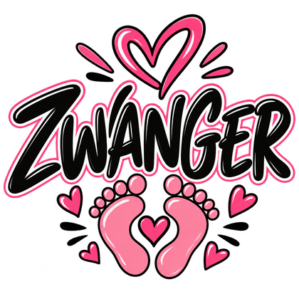 Zwanger strijkletters - afb. 1