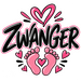 Zwanger strijkletters