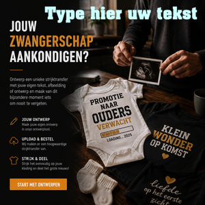 Maak zelf jouw persoonlijke strijktransfer met AI Flex Baby Blauw - afb. 1