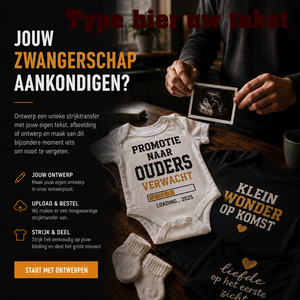 Maak zelf jouw persoonlijke strijktransfer met AI Flex Bruin - afb. 1